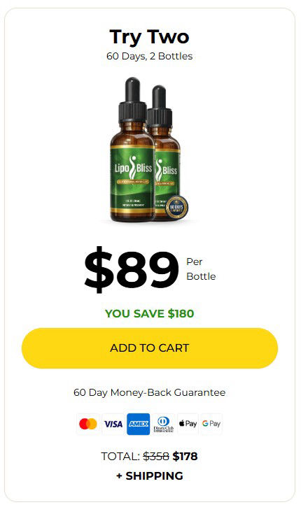 lipobliss 2 bottles price